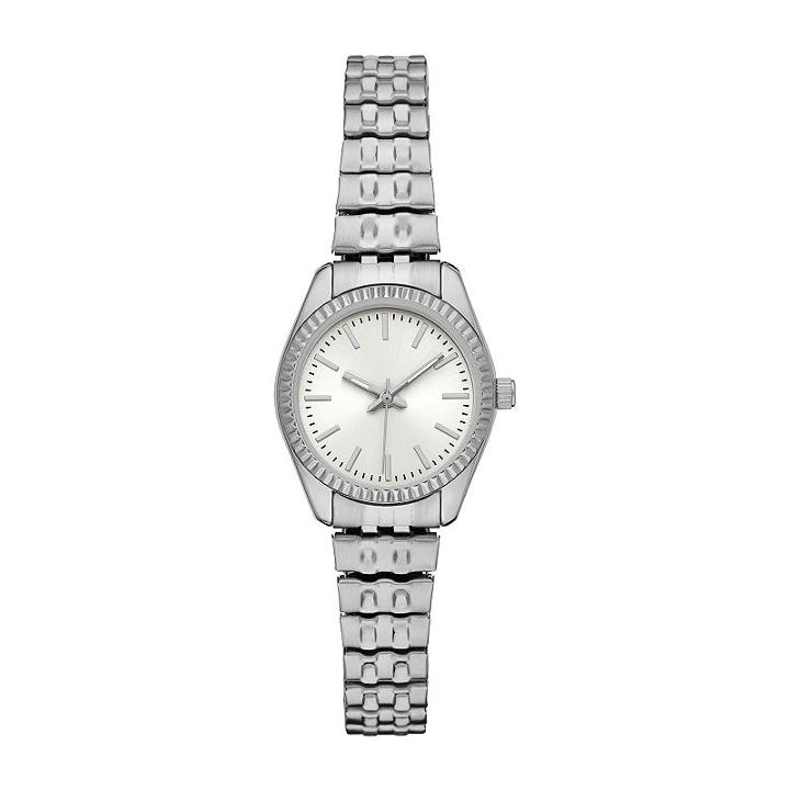 Womens Silver Tone Expansion Watch-fmdjo136