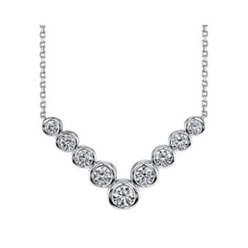 Sirena&trade; 1 Ct. T.w. Diamond 14k White Gold Necklace
