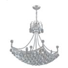 Empire Collection 8 Light Oblong Crystal Umbrellachandelier