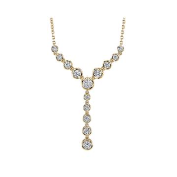Sirena 1 Ct. T.w. Diamond 14k Yellow Gold Necklace