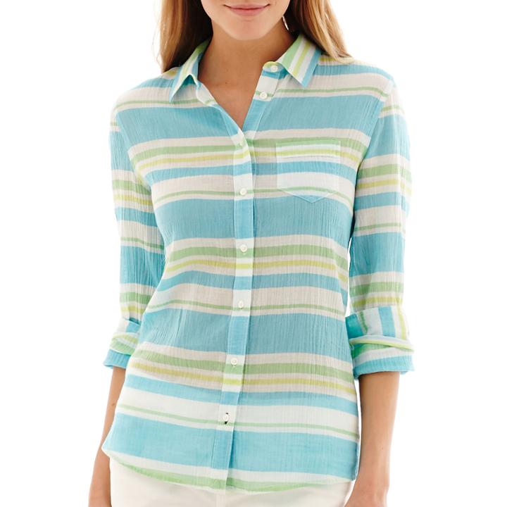 Stylus&trade; Long-sleeve Relaxed-fit Shirt - Tall