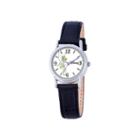 Disney Tinker Bell Womens Black Strap Watch-w000550