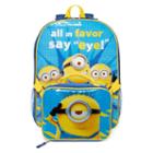 Minions Say Eye Backpack And Lunchbox