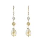 Rox By Alexa Rutilated Quartz Linear Drop Earrings