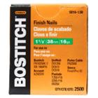 Bostitch Stanley Sb16-1.50 1-1/2in Coated 16 Gaugestraight Finish Nails 2500 Count