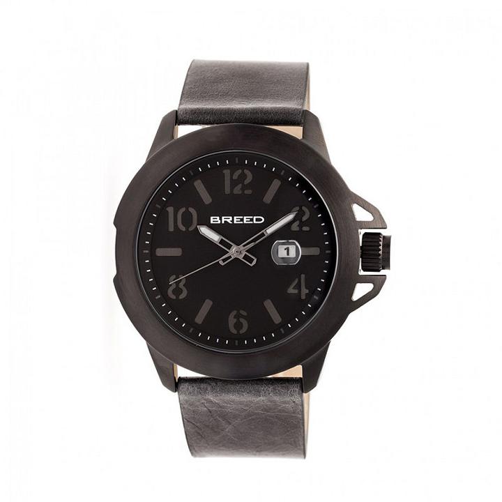 Breed Unisex Gray Strap Watch-brd7103