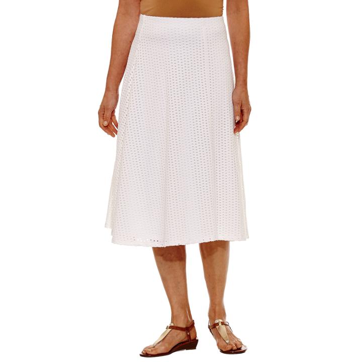 Alfred Dunner Blue Lagoon Flared Skirt