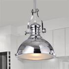 Didya 1-light 13-inch Chrome Dome Pendant