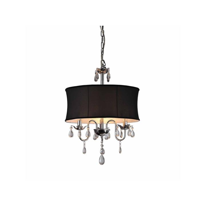 Warehouse Of Tiffany 1-light Vince Crystal Chandelier