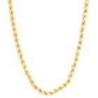 Sterling Silver Solid Rope 20 Inch Chain Necklace