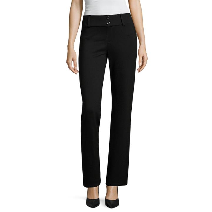 Alyx Straight Fit Ponte Pull-on Pants