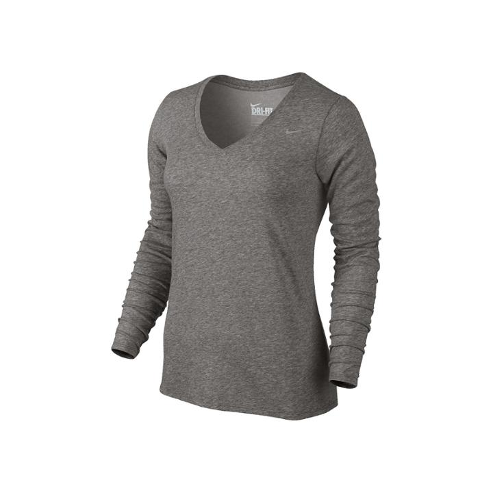 Nike Long-sleeve V-neck Dri-fit T-shirt