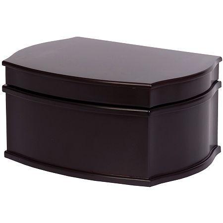Mele & Co. Jacquelyn Java-finish Wooden Jewelry Box