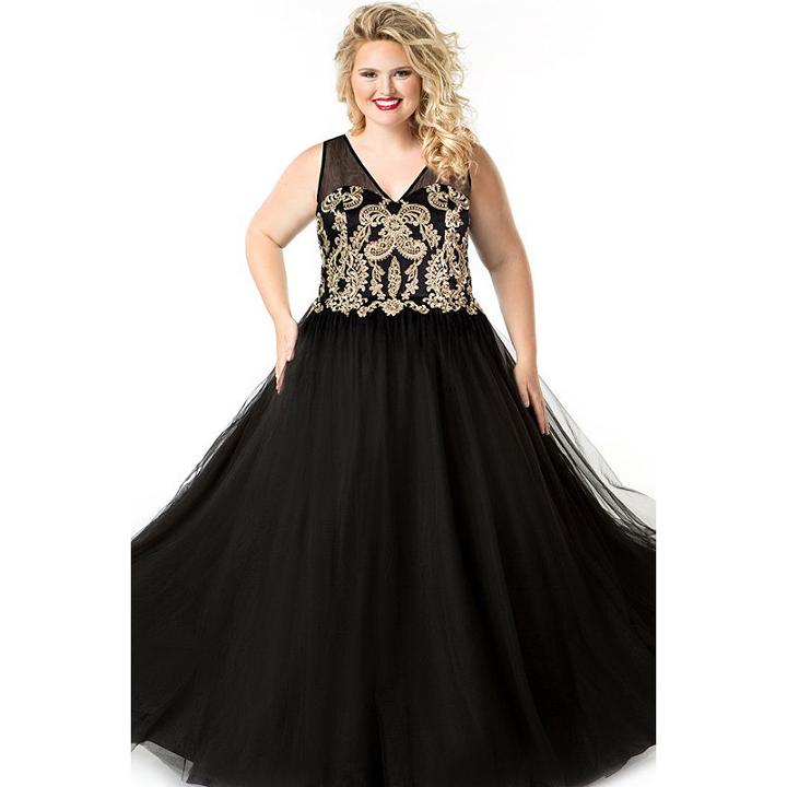 Celebrations By Sydney's Closet Applique Embroidered Ball Gown-juniors Plus