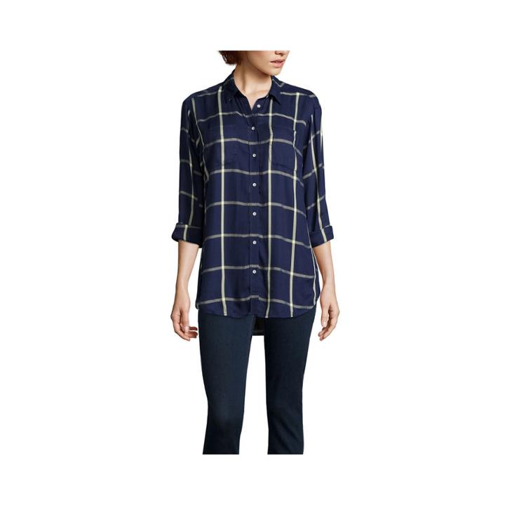 Stylus Long-sleeve Oversized Tunic - Tall