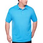 Pga Tour Easy Care Short Sleeve Jacquard Doubleknit Polo Shirt Big And Tall