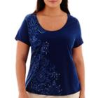St. John's Bay Short-sleeve Graphic T-shirt - Plus