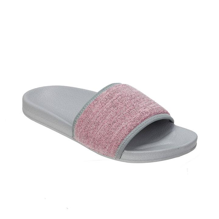 Dearfoams Hard Soled Knit Slide Slippers