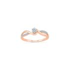 Womens 1/8 Ct. T.w. Genuine Round White Diamond 10k Gold Promise Ring