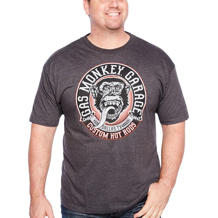 Gas Monkey Propaganda Short Sleeve Graphic T-shirt-big And Tall