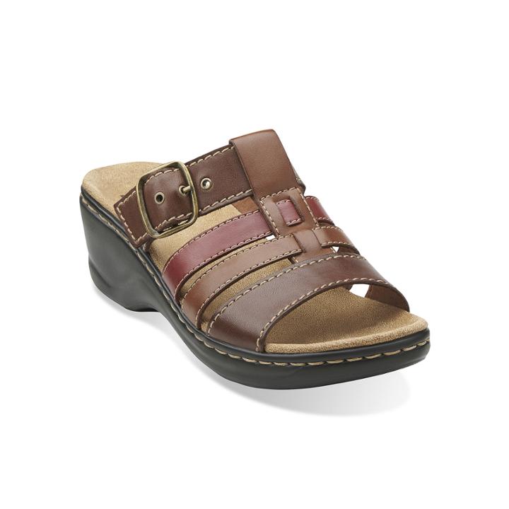 Clarks Lexi Alloy Slide Strap Sandals