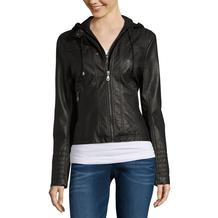 Maralyn And Me Motorcycle Jacket-juniors