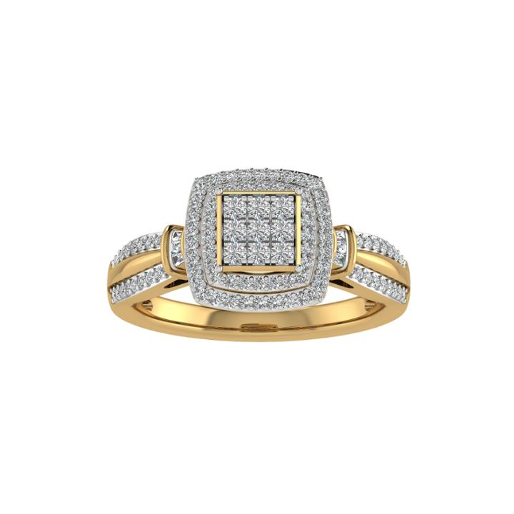 Cherished Hearts Womens 1/2 Ct. T.w. White Diamond 10k Gold Bridal Set