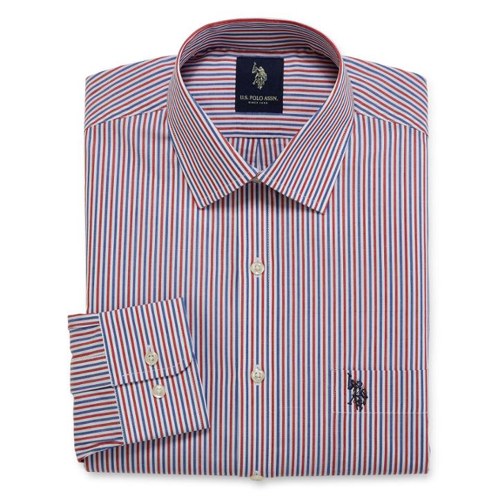 U.s. Polo Assn. Easy-care Broadcloth Dress Shirt