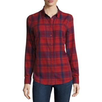 St. John's Bay Talls Flannel Shirt