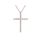Womens 1 3/4 Ct. T.w. White Diamond 14k Gold Pendant Necklace