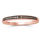 1/10 Ct. T.w. Champagne Diamond 10k Gold Band
