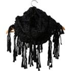 Tickled Pink Knit Fringe Infinity Cold Weather Scarf