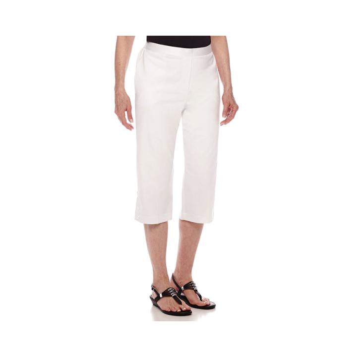 Alfred Dunner Sao Paolo Pull-on Capris - Petite