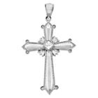 Sterling Silver High Polish Cross Charm Pendant