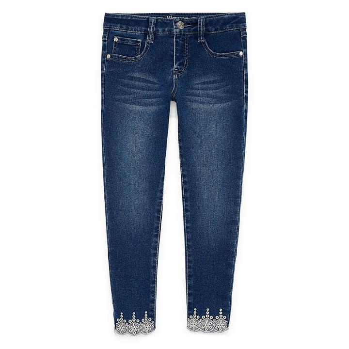 Wallflower Embroidered Hem Crop