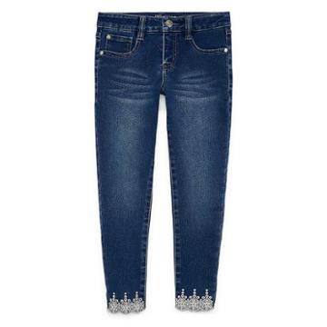 Wallflower Embroidered Hem Crop