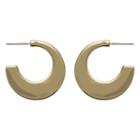 Bold Elements 25mm Round Hoop Earrings
