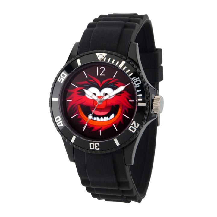 Disney The Muppets Mens Black Strap Watch-wds000361