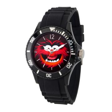 Disney The Muppets Mens Black Strap Watch-wds000361