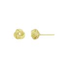 Majestique&trade; 18k Yellow Gold Knot Stud Earrings