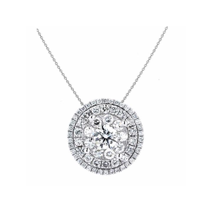 Brilliant Dream™ 1 Ct. T.w. Diamond Cluster Pendant Necklace