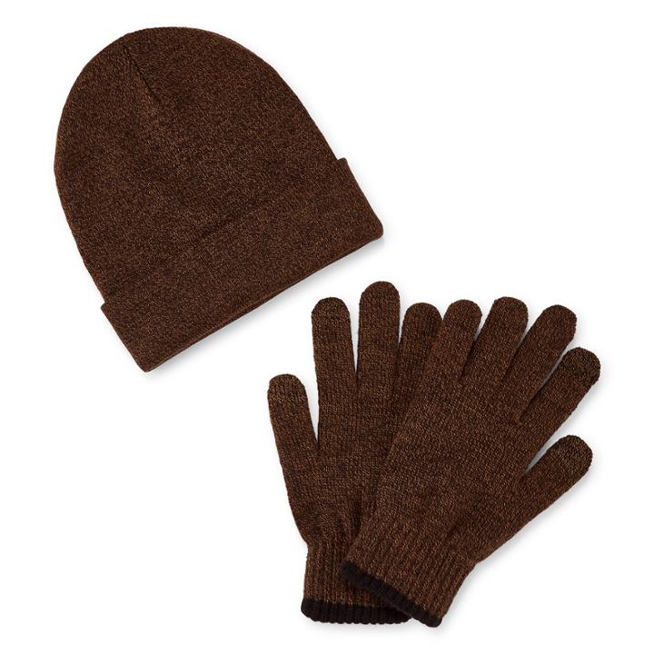 St. John's Bay Beanie And Glove Set