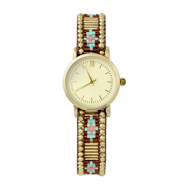 Decree Womens Multicolor Strap Watch-pt5473setgd