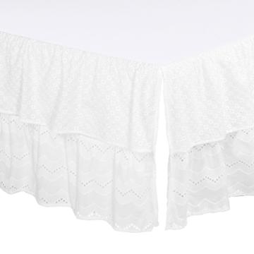 The Peanut Shell Taylor Crib Skirt