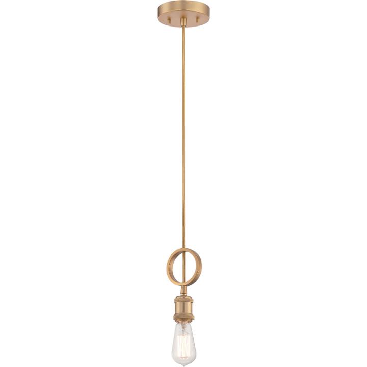 Filament Design 1-light Natural Brass Pendant Mini-pendant