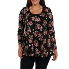24/7 Comfort Apparel Susan Tunic Top - Plus