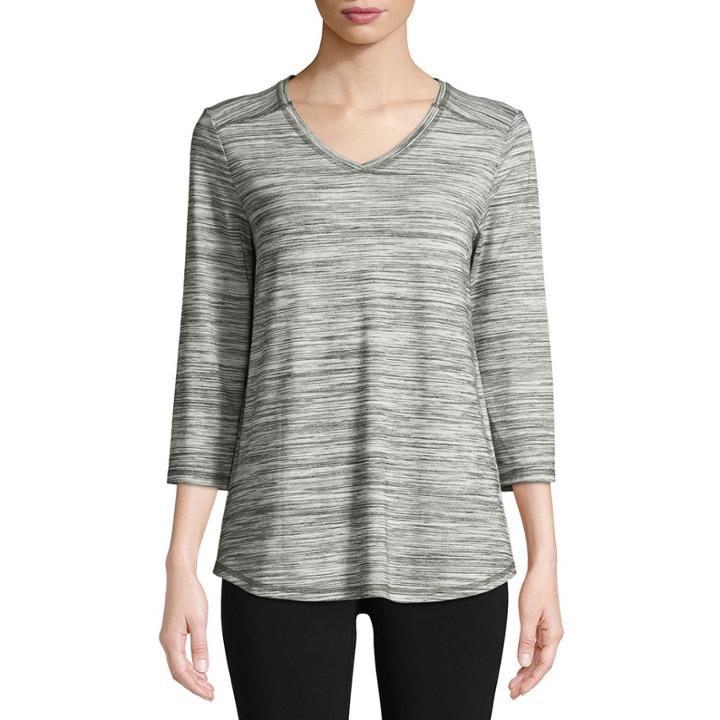 St. John's Bay Active Short Sleeve Crew Neck T-shirt-womens