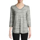 St. John's Bay Active Short Sleeve Crew Neck T-shirt-womens