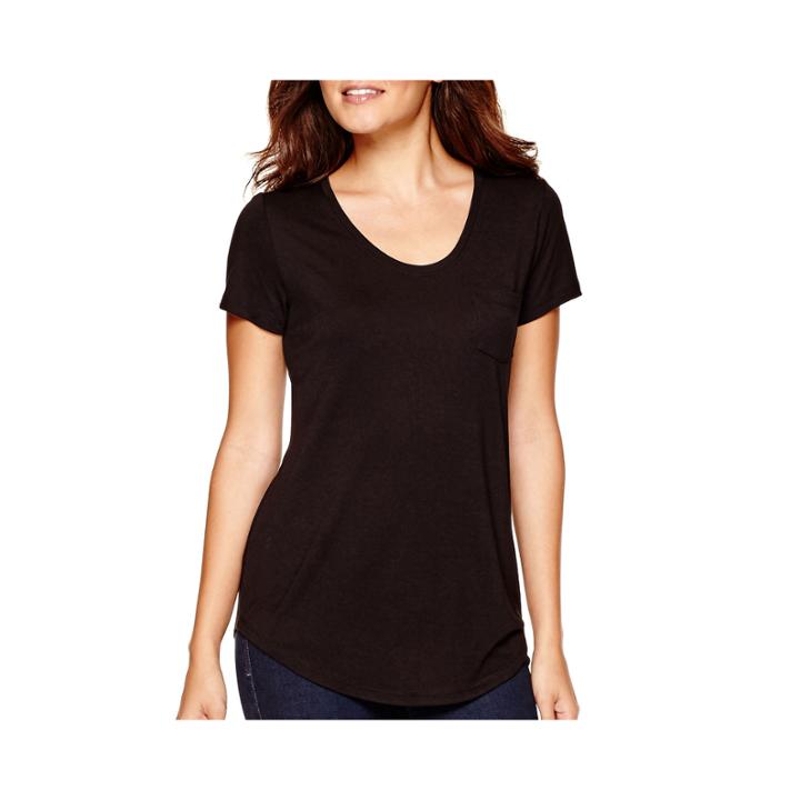 Stylus&trade; Short-sleeve Voop Pocket T-shirt - Tall