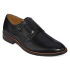 Stafford Redwood Mens Leather Double-monk Strap Dress Shoes